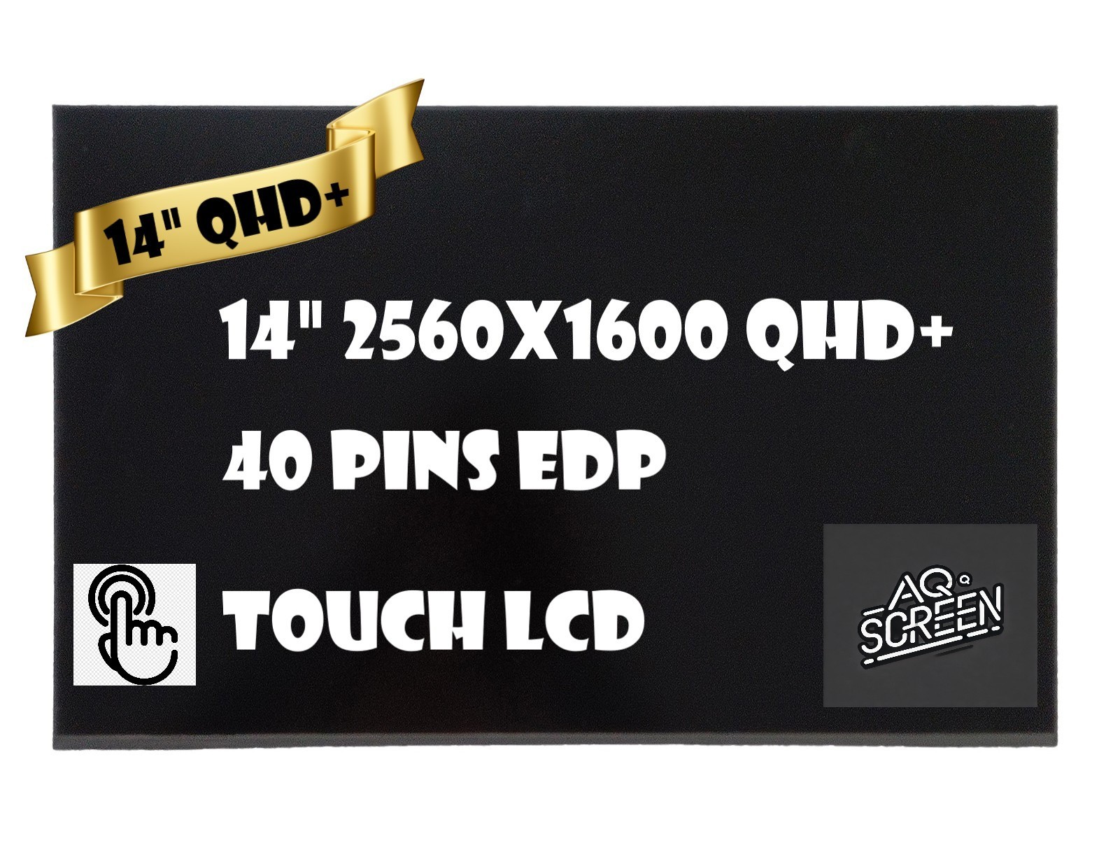NE140QDM-K61 Touchscreen Led Lcd Panel 14" WQXGA 2560X1600 40 Pin Narrow