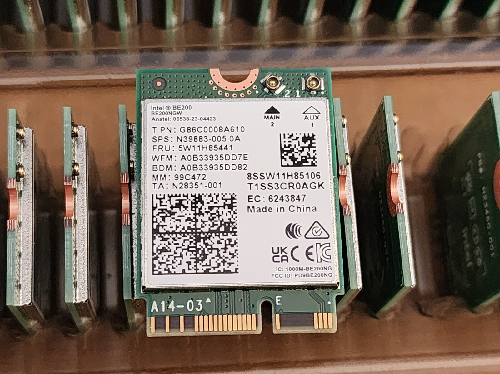 Intel BE200 Wi-Fi 7 wireless for Intel based Dell Precision 3580