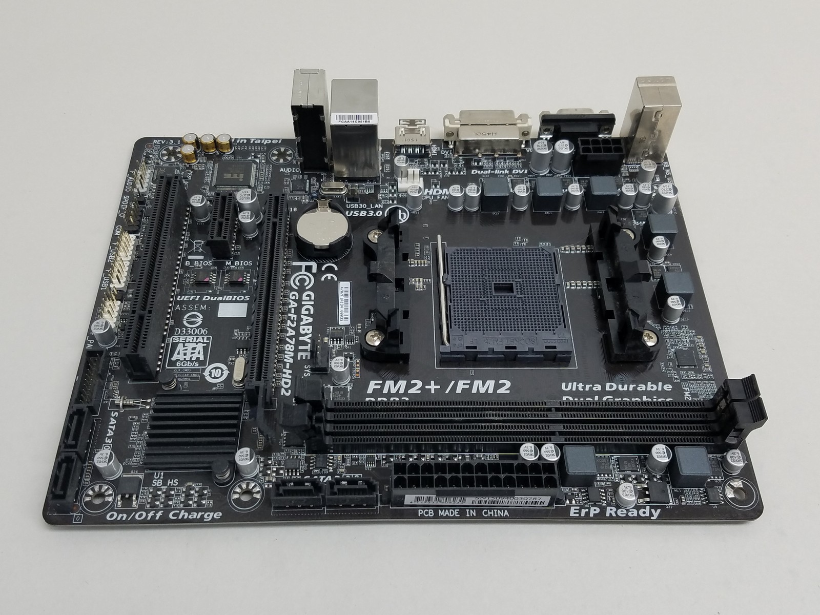 Gigabyte GA-F2A78M-HD2 Socket FM2+ DDR3 SDRAM Desktop Motherboard