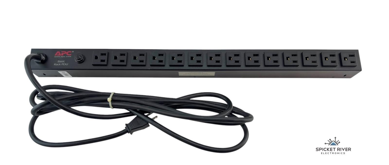 APC AP9567 14-Outlet Basic Rack Power Distribution Unit PDU 120V 15A