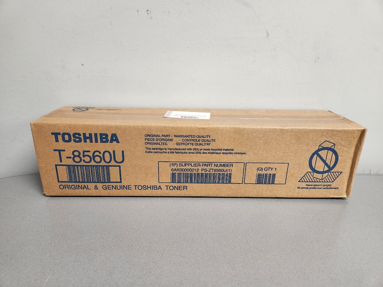 Toshiba T-8560 Black Toner Cartridge E STUDIO 556 Genuine 