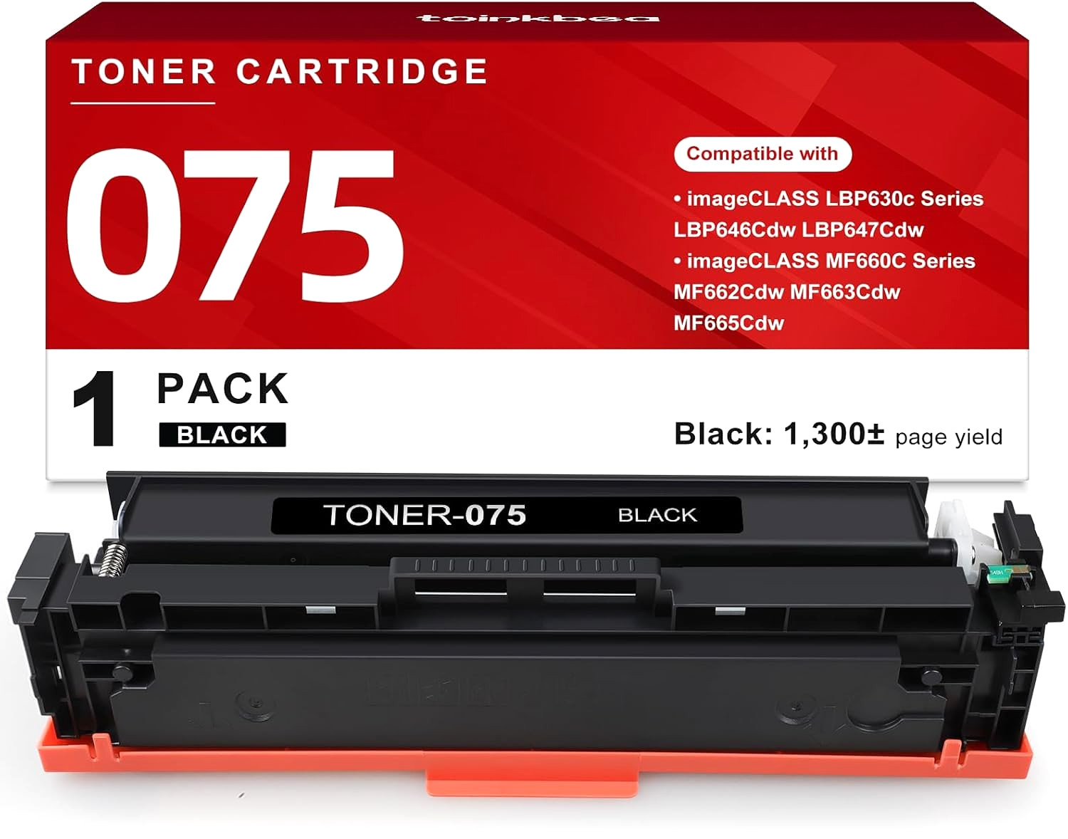Toner Cartridge for Canon 075 (6365C001) imageCLASS LBP646Cdw & MF662Cdw Series