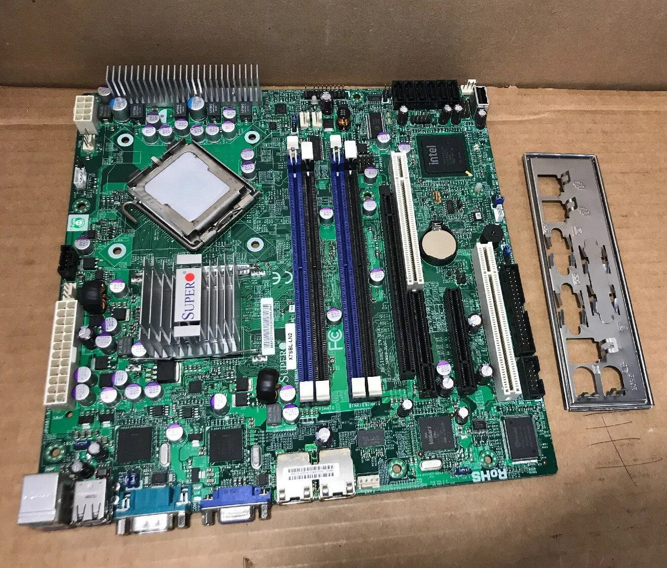 Grade A ~  SUPERMICRO X7SBL-LN2 REV:1.01 INTEL LGA775 DDR2 MICRO ATX MOTHERBOARD