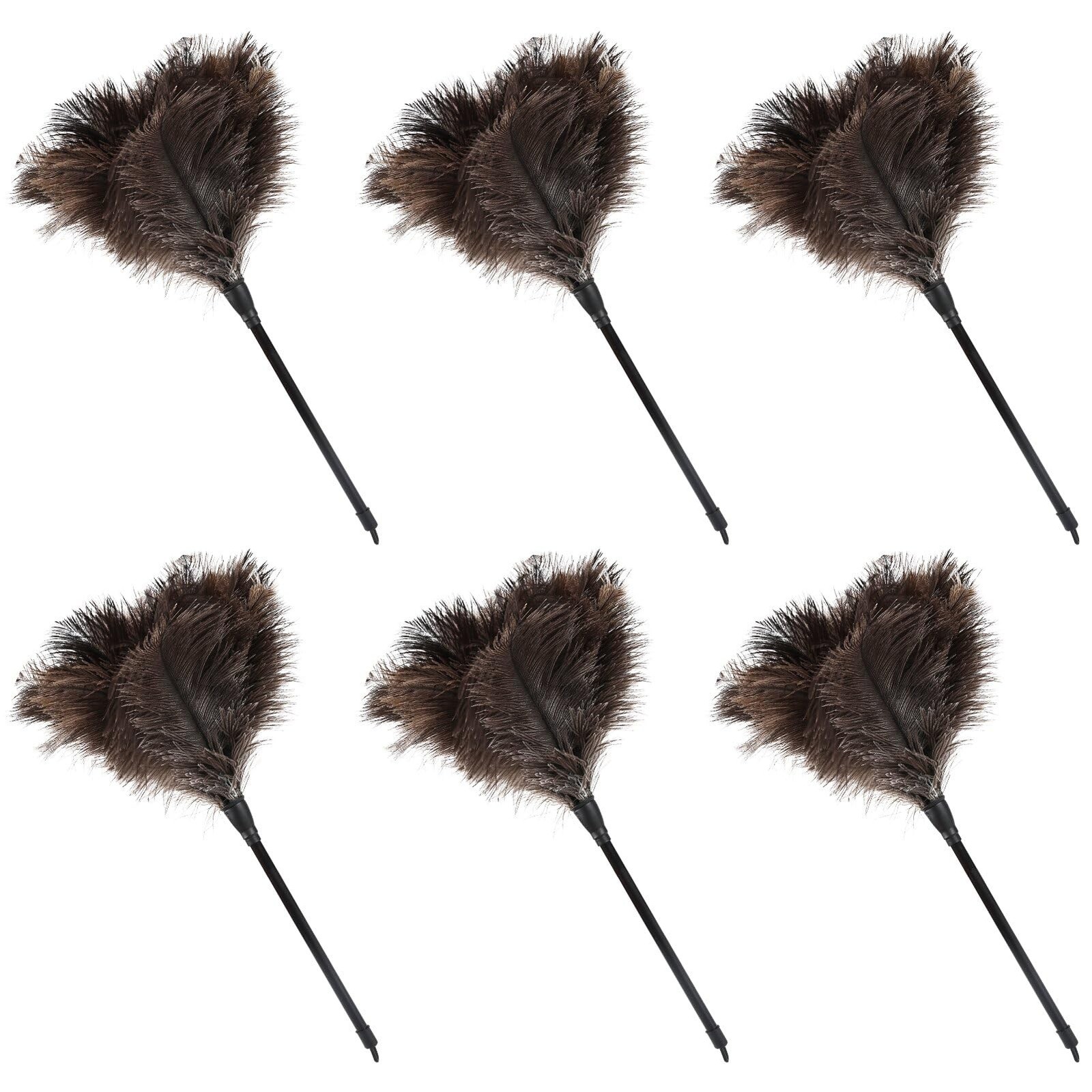Daieeparty Natural Ostrich Feather Duster 14.9 inch Fluffy Mini Dusters | Han...