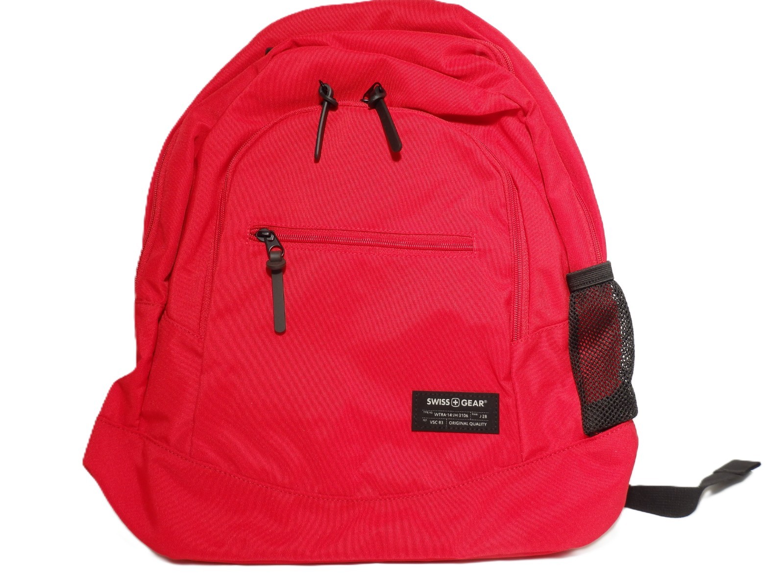 NWT SwissGear Daypack Backpack Red Black Airflow Back Organizer Laptop Pocket