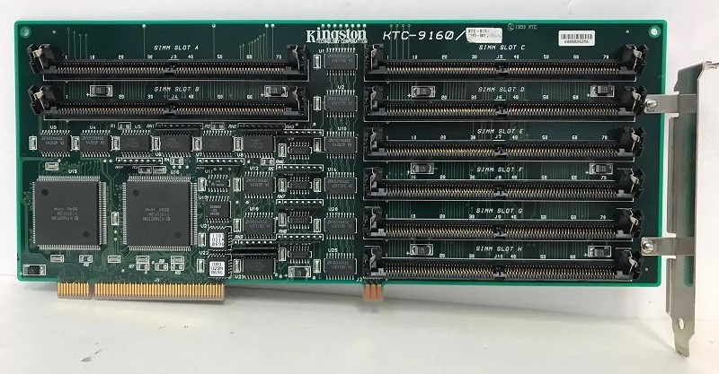 Vintage Kingston KTC-9160/8 Memory Expansion Board Compaq 129160-001 SystemPro