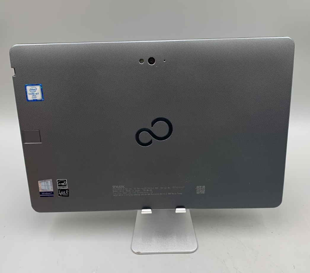 Fujitsu Stylistic Q616 M7-6Y75 1.2GHz 128GB SSD 8GB DDR3 Gray laptop Fair/Read.