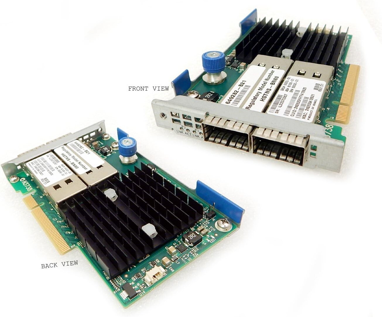 FOR HP FDR/EN 544FLR QSFP 10/40GB 649282-B21 661686/656090-001 Network Card USA
