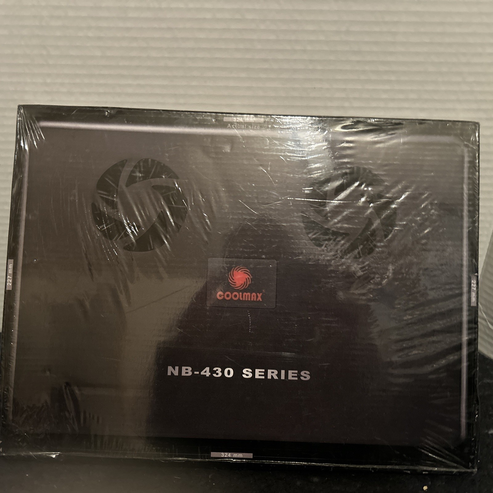 COOLMAX---NB430 SERIES---NOTEBOOK COOLER WITH 2) SILENT FANS---NEW