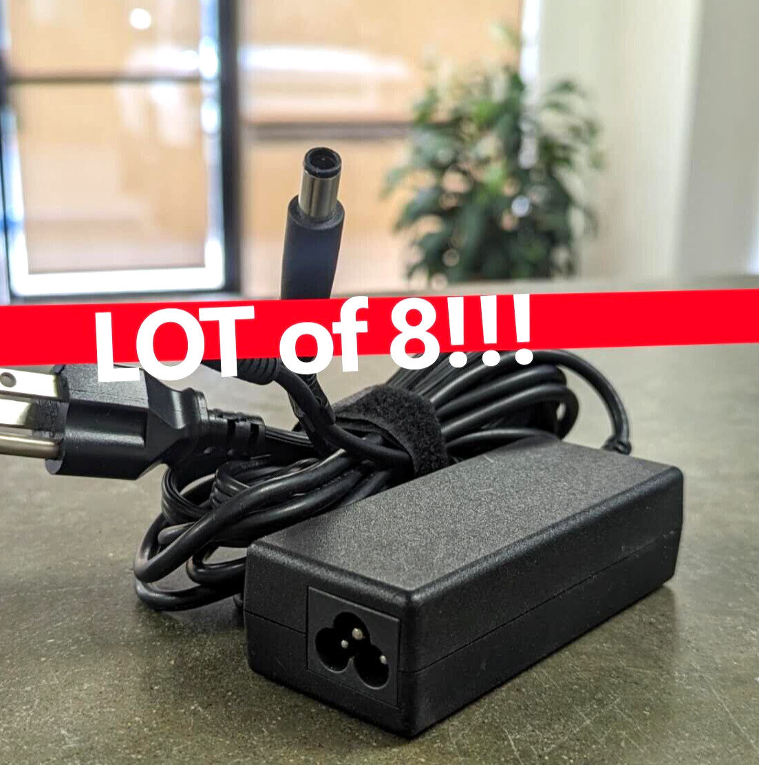 Lot 8-Genuine HP 65W ProDesk 400 600 800 G1 G2 G3 DM AC Adapter Power Supply