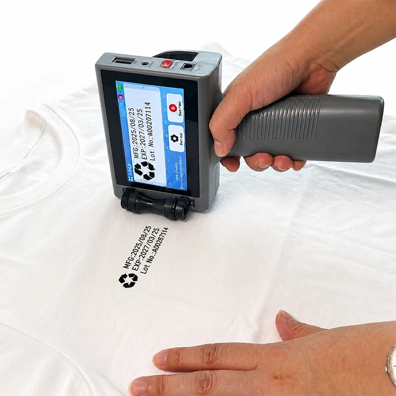 Industrial Handheld Inkjet Printer for Batch Coding Serial Number on Carton