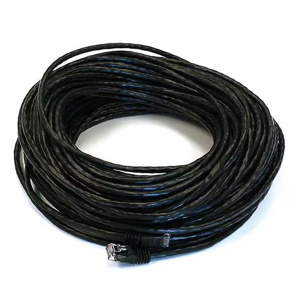 Monoprice Patch Cord,Cat 6,Booted,Black,100 ft. 2329 Monoprice 2329 844660023296