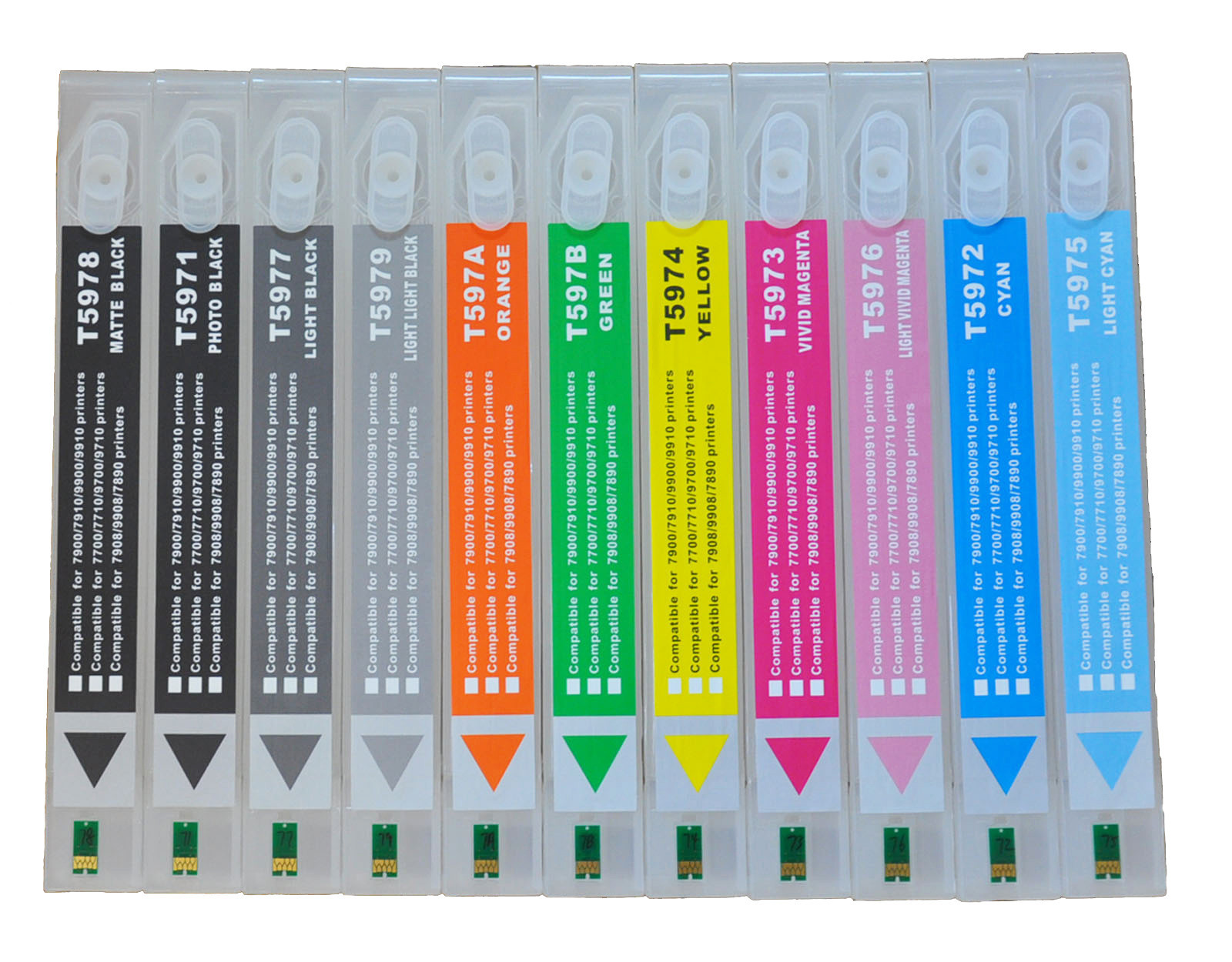 700x11pc Refillable Cartridge for Epson Stylus Pro 7900/9900 HDR DTF Pigment Ink