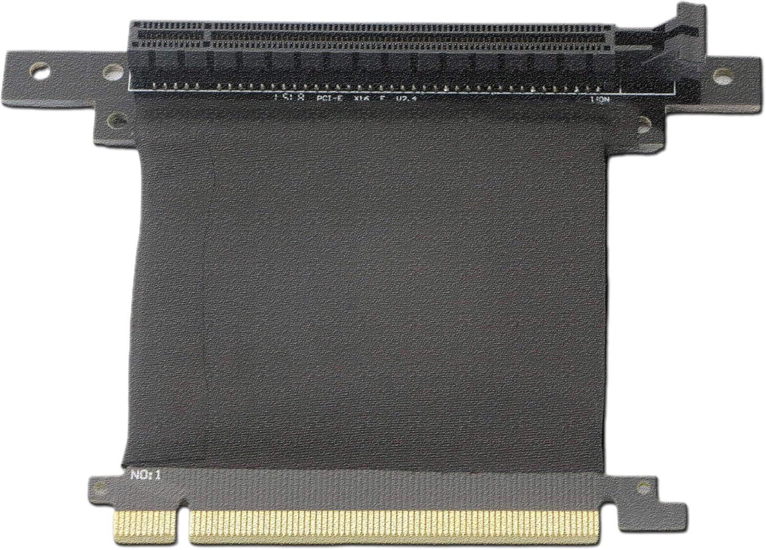 Pci-E 16X Riser Card,Pci Express 3.0 16X Extension Cable 90 Degree High Speed Ri