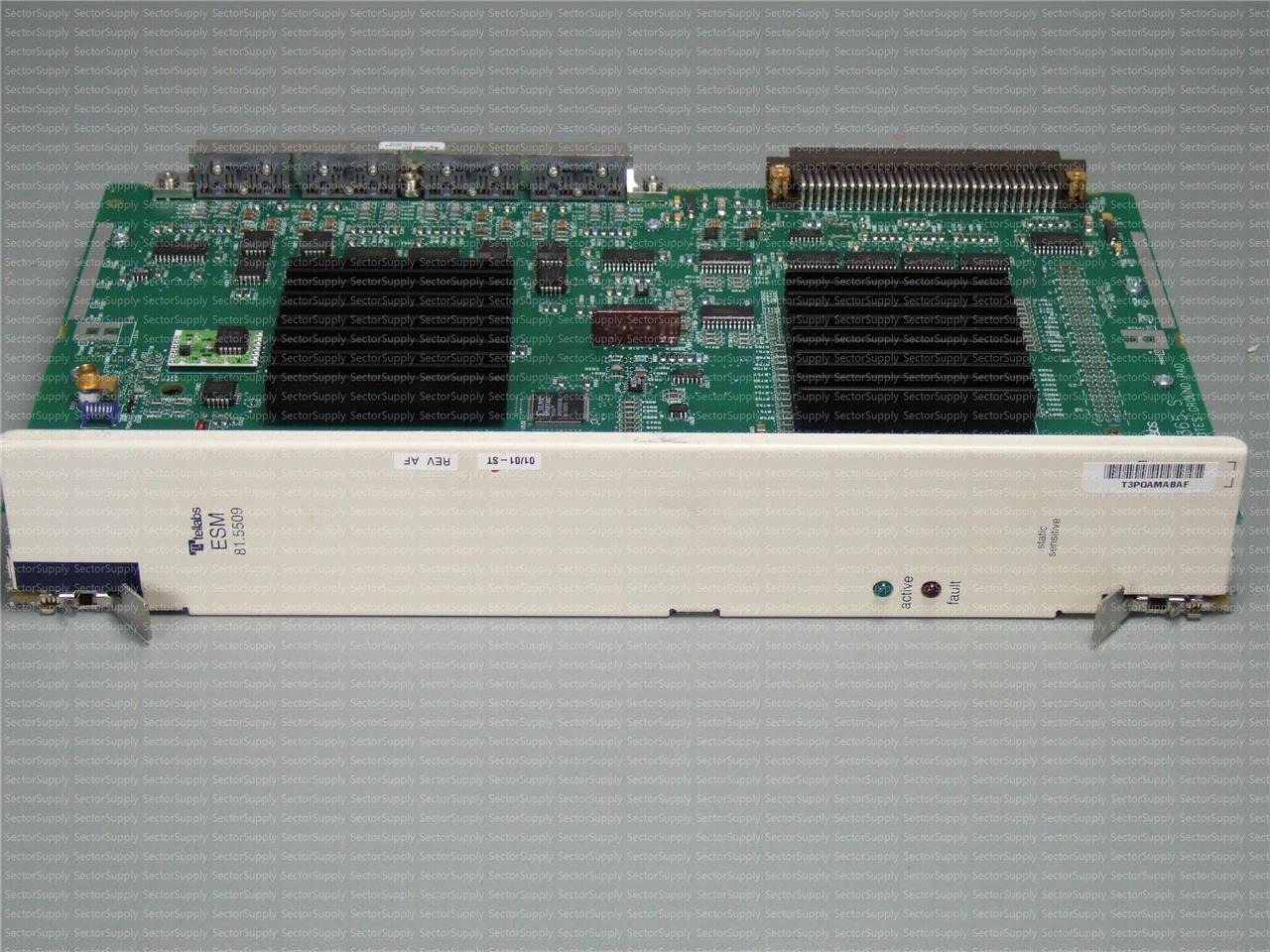 FULLY TESTED TELLABS 81.5509  TITAN-5500 END SWITCHING MODULE ESM  T3PQAMA