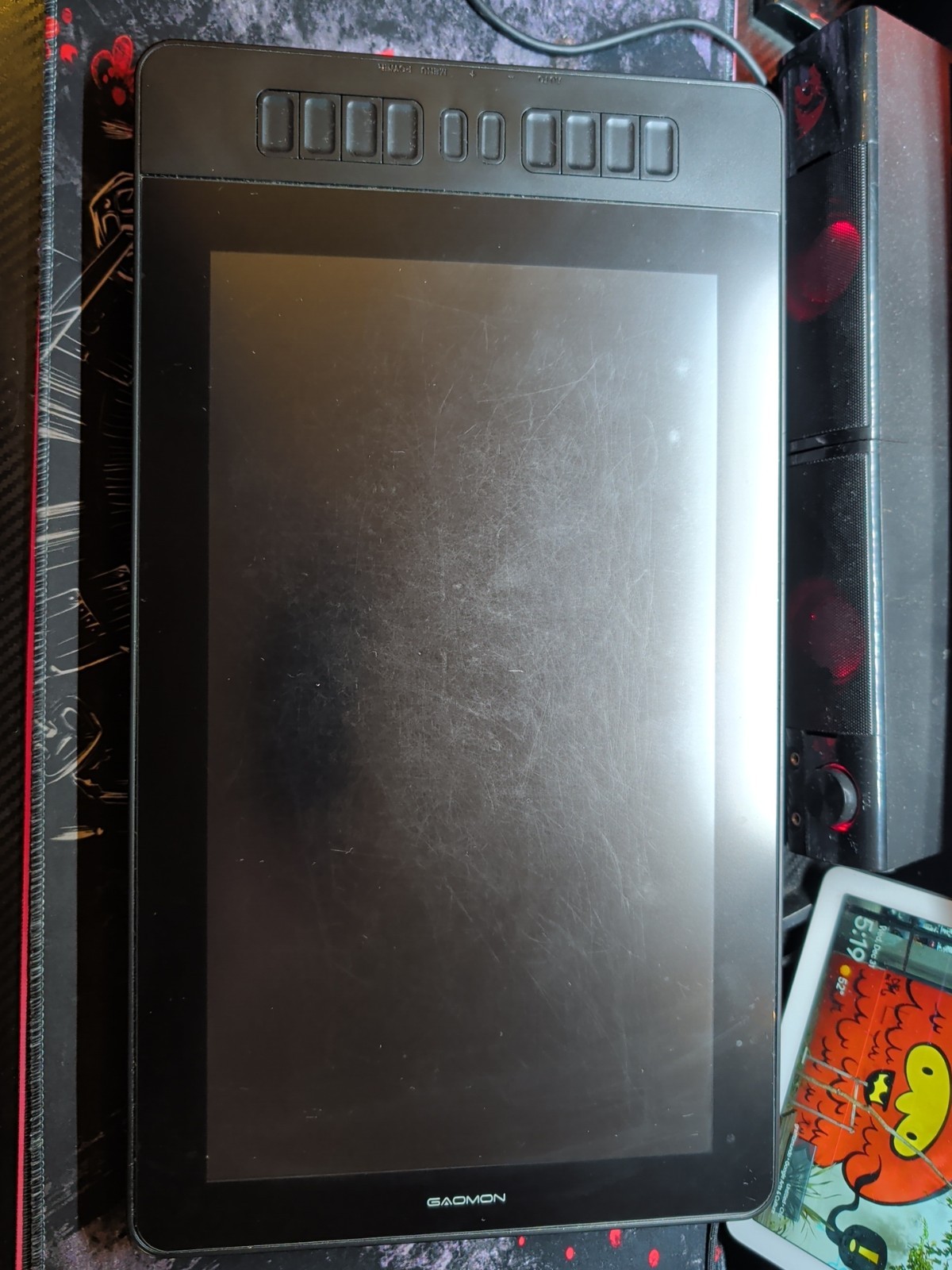 GAOMON PD1561 Pen Display 15.6" 4K UHD Drawing Art Tablet Touchscreen w/ Pen