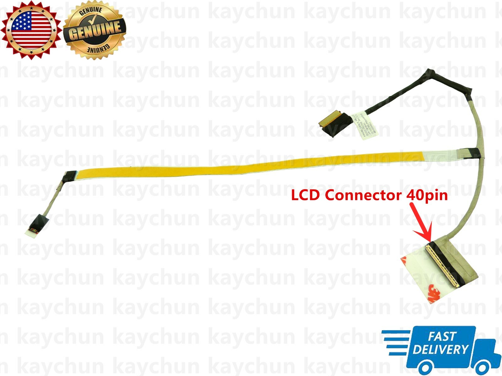 40Pin FPW50 LCD EDP Video Cable TS For HP 15-DW3013DX 15-DW3015CL DC02C00LP00