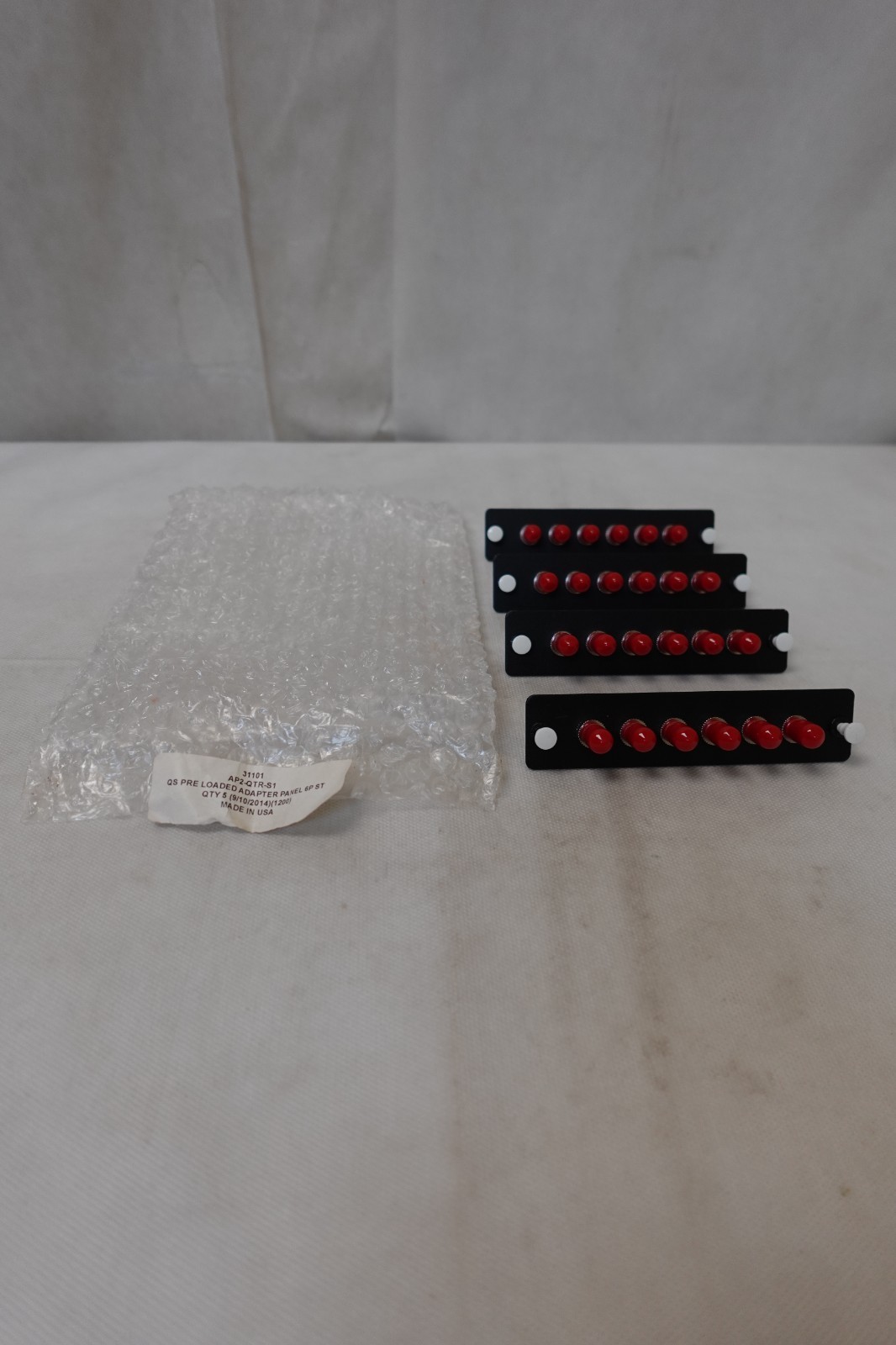 Quiktron / Legrand - AP2-QTR-S1 - Q-Series, Fiber Optic Adapter Panel (Lot of 4)