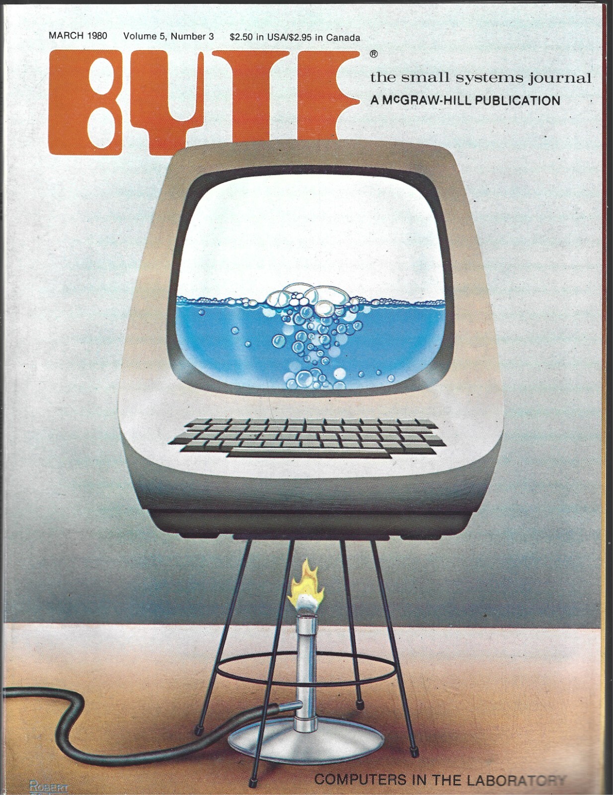 BYTE THE SMALL SYSTEMS JOURNAL MAGAZINE MARCH 1980 VOL. 5 NO. 3 (VG-)