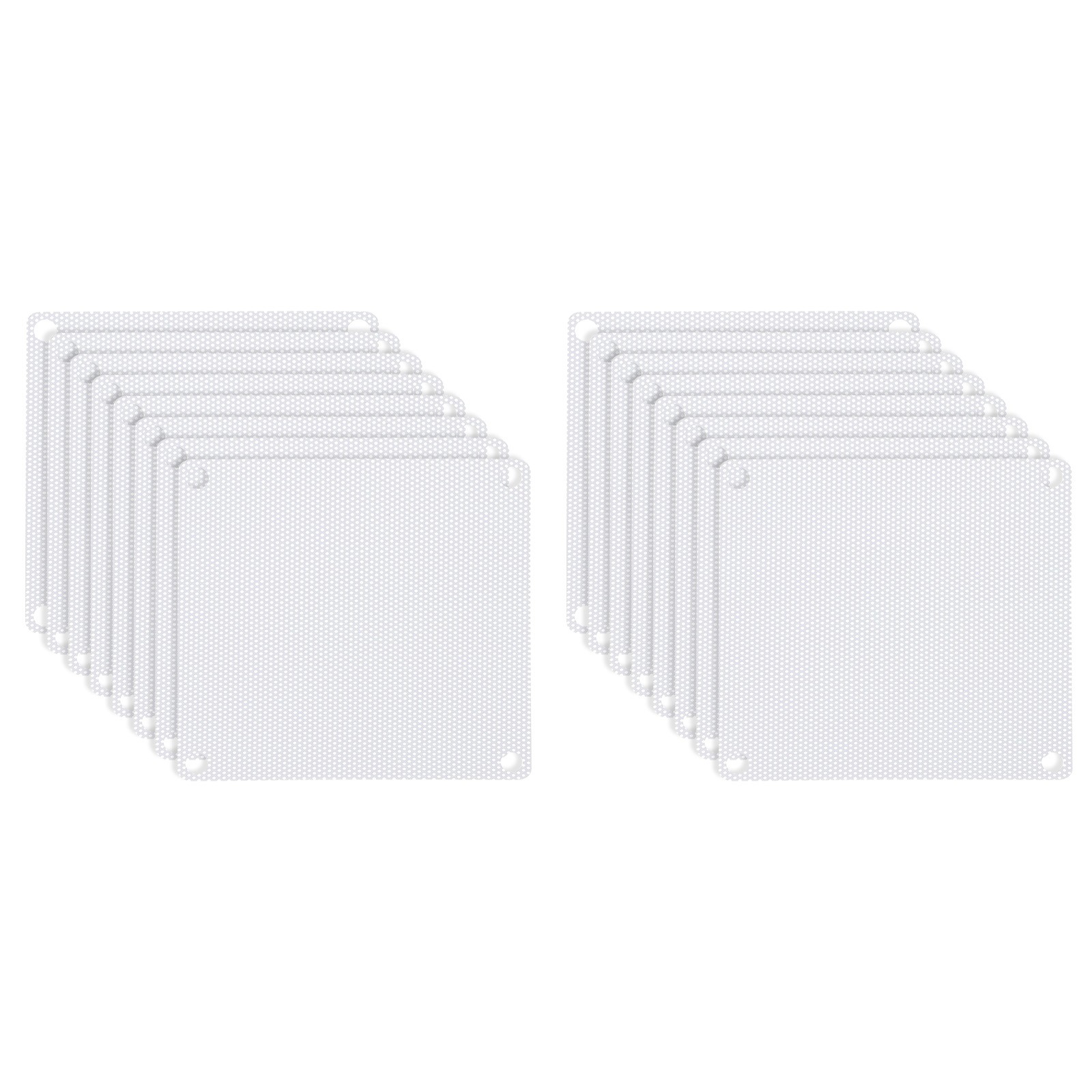 140mm/5.5" PC Fan Dust Mesh 16 Pack Computer Cooler Dust Filter White