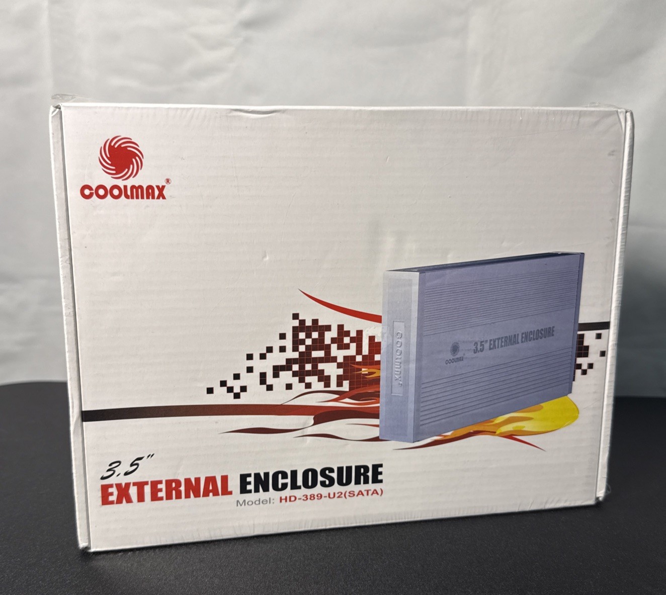 Coolmax 3.5 External Enclosure HD-389-U2(SATA)  New Sealed