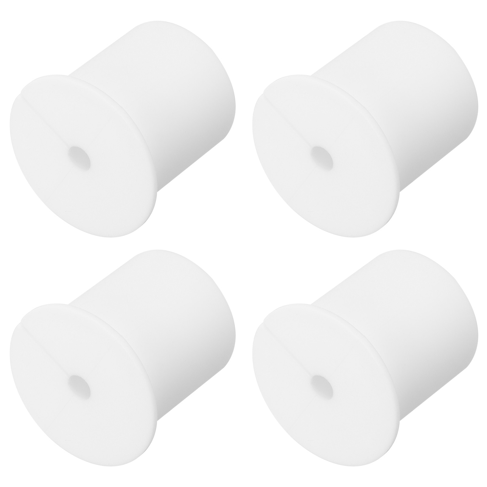 4Pcs Wall Grommets for Cables 1-3/8 Inch Cable Wall with 6.5mm Hole, White