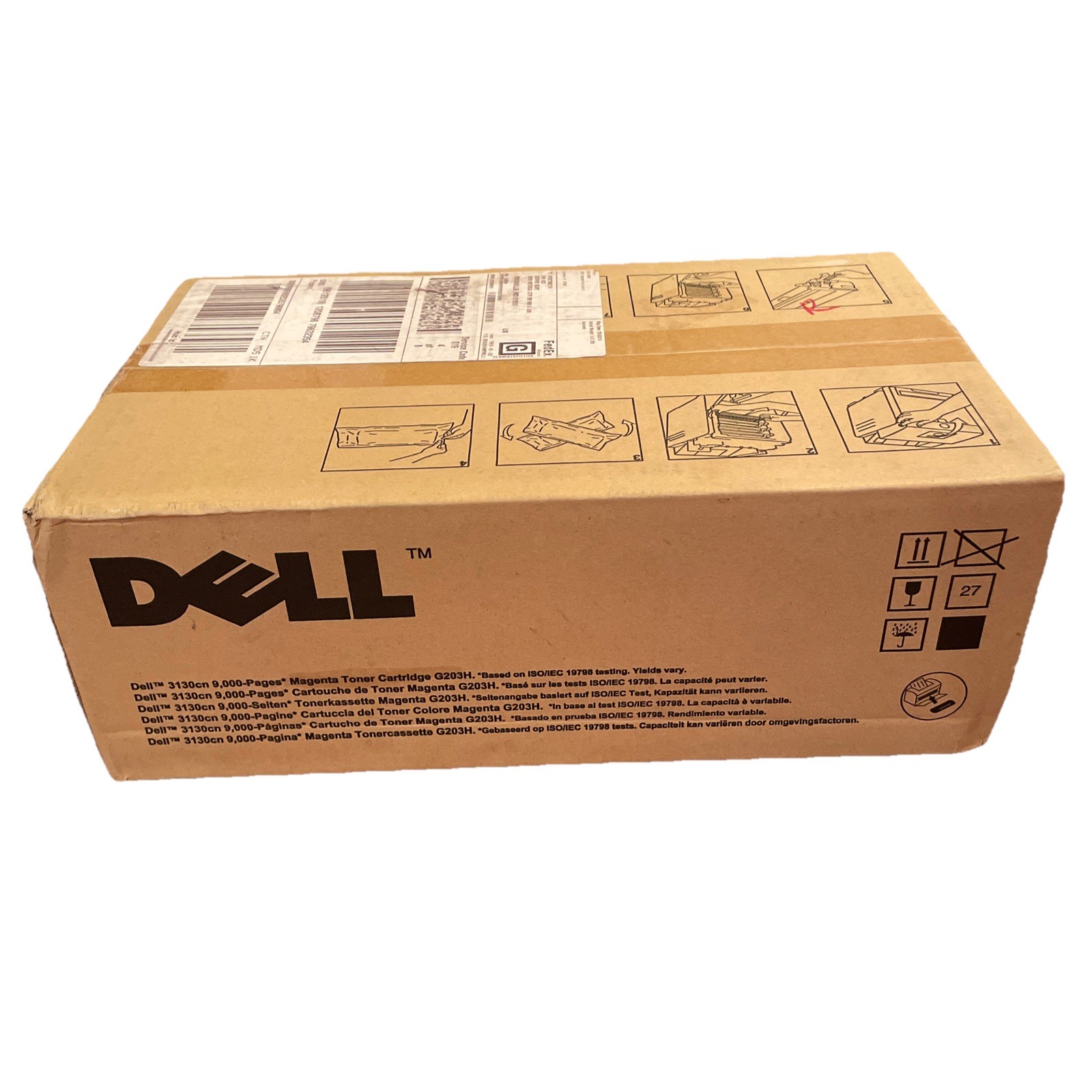 Genuine Dell G203H/H514C (CT350786) 3130cn Magenta Toner 9000 Pages - SEALED