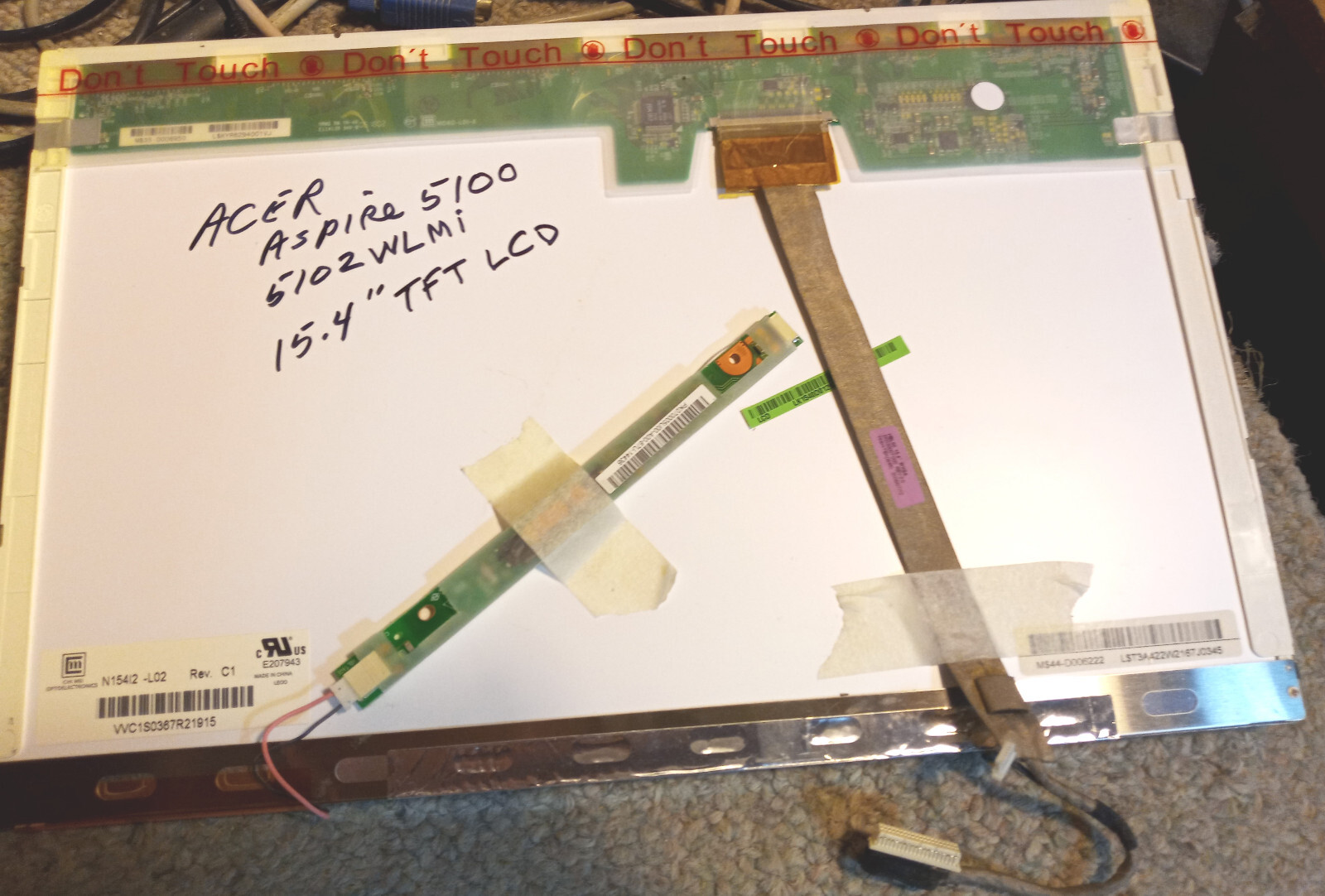 Acer Aspire 5100 15.4 inch LCD Screen