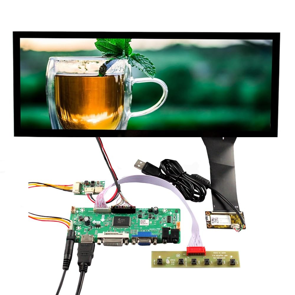 FanyiTek 10.3 inch 1920x720 800nit IPS LCD Touch 10.3" touch screen + board