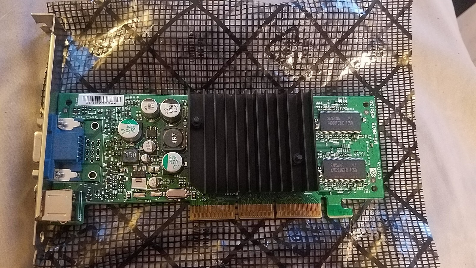 Vintage Tested Dell 5H175 NVIDIA GeForce4 MX 420 64MB AGP Video Graphics Card