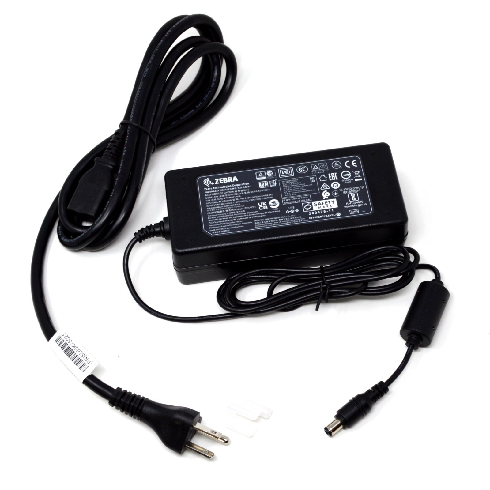 ORIGINAL ZEBRA AC Adapter Power Supply 24V 3.125A 75W for GX420d GX420t GK420d t