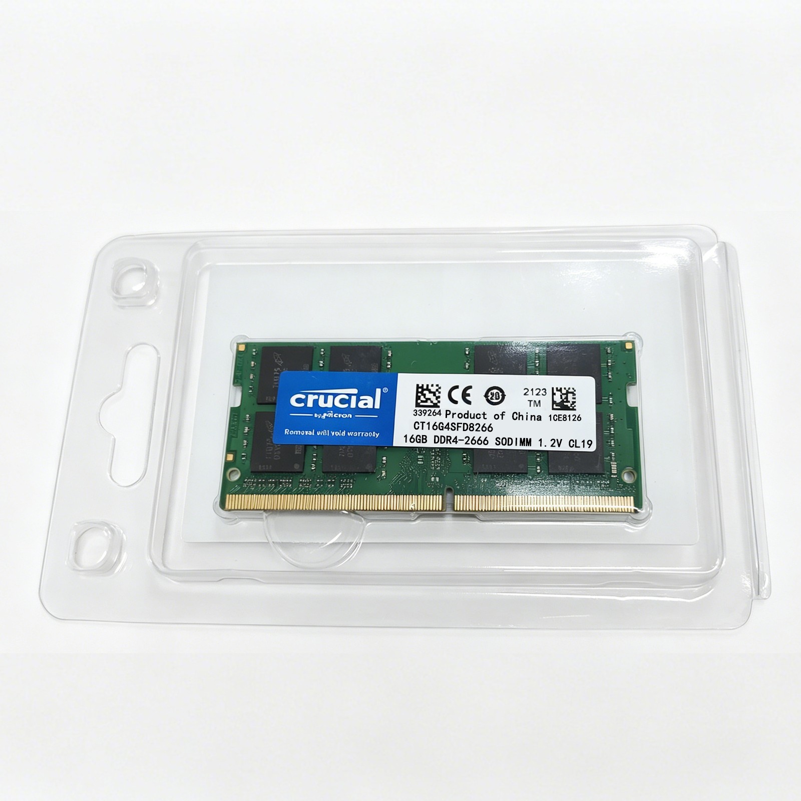 DDR4 16GB RAM Crucial 2666MHz PC4-21300 Laptop SODIMM Memory (CT16G4SFD8266) x1