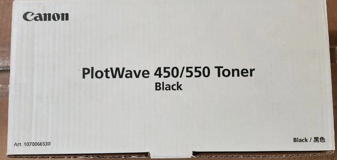 New Genuine Canon Oce PlotWave 450/550 Toner 2pk KIT w/ Waste Carton 1070066530