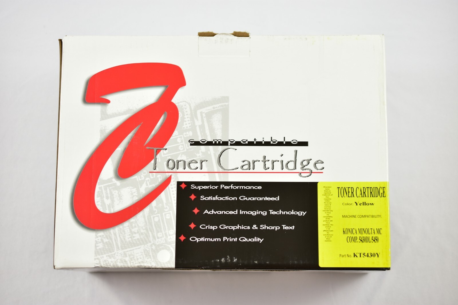 Premium Compatible w/Konica Minolta Magicolor Yellow 5430/5440 (1710602-006)