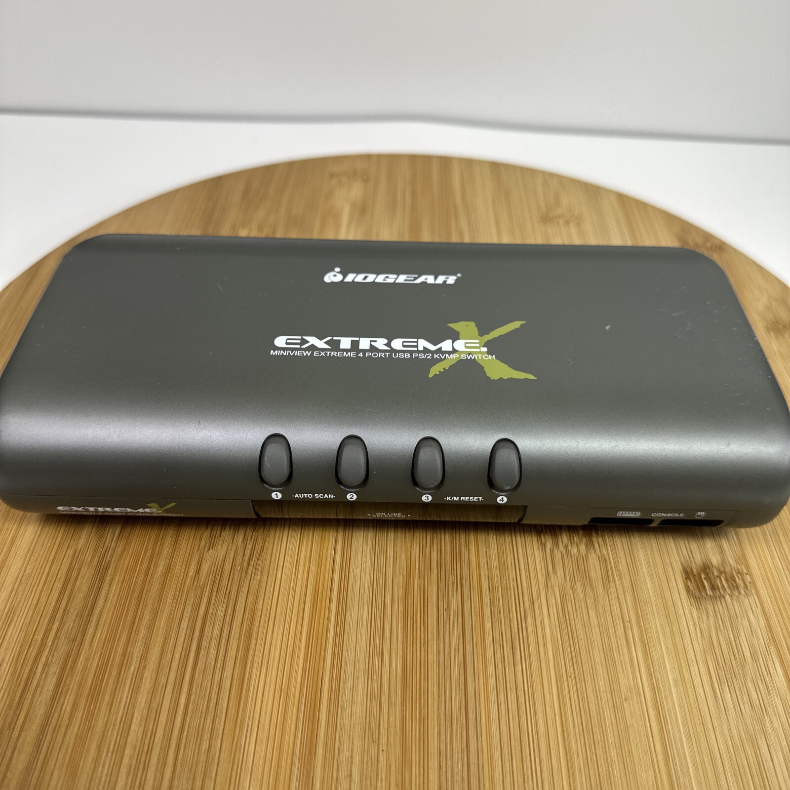 Used IOGEAR GCS1734 4 Port MiniView  USB KVMP Switch No Cables