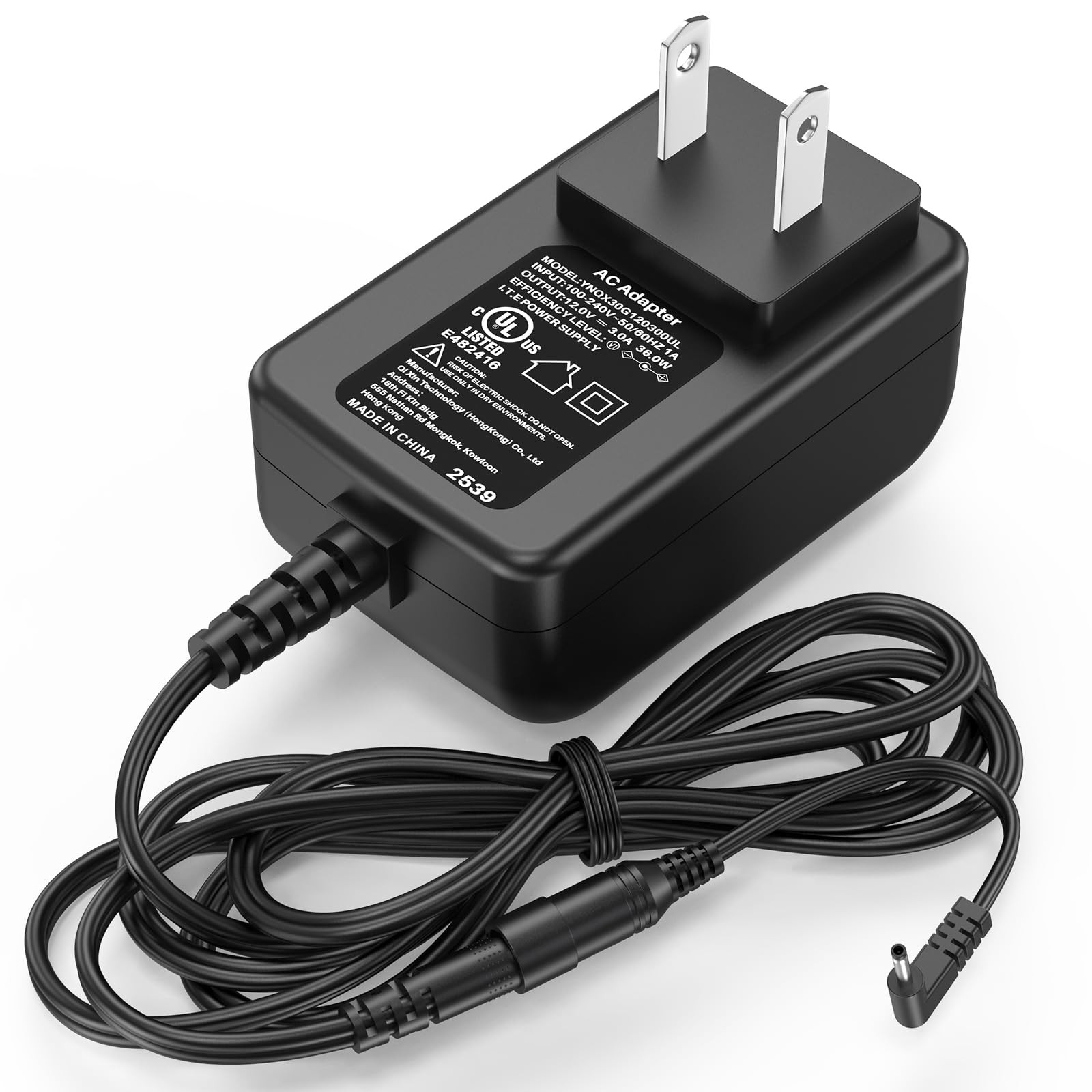 12V 3A Laptop Charger Replacement For Naclud X15 15.6 Inch Notebook Adapter