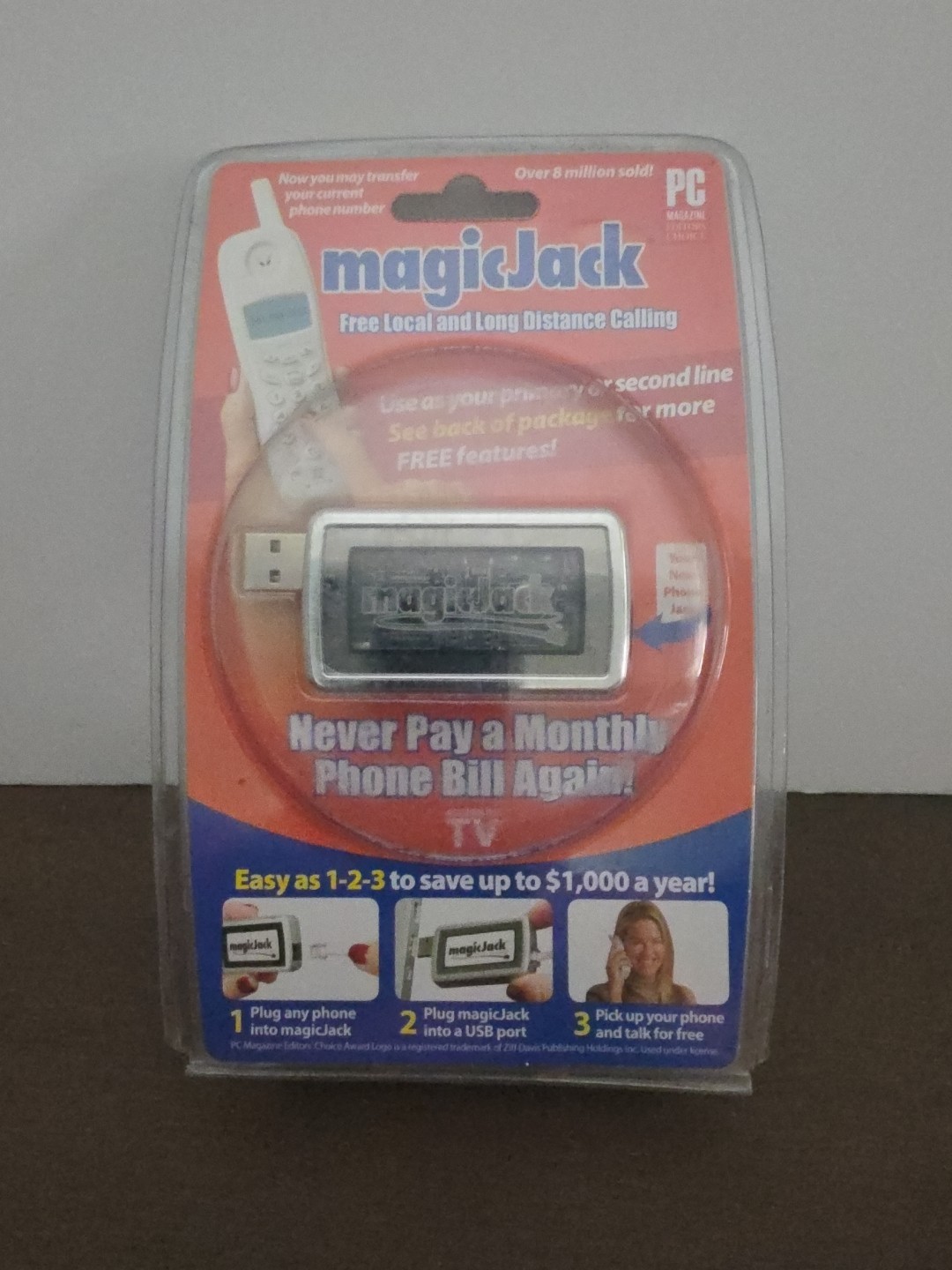 Vtg Magic Jack For Home Phone Windows/Intel A921