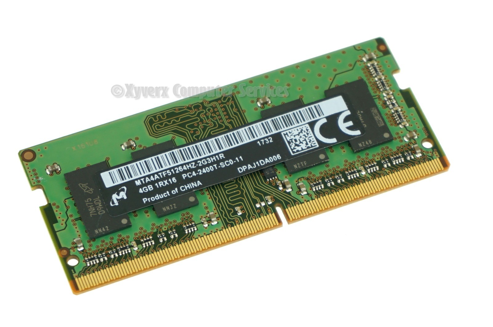 MTA4ATF51264HZ-2G3H1R OEM MICRON LAPTOP MEMORY 4GB DDR4 PC4-2400T(CA611)