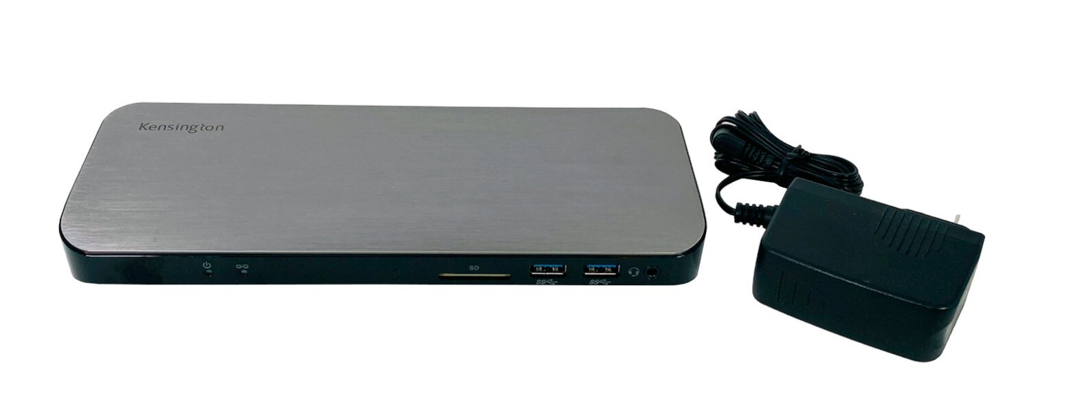 Kensington SD5300T M01462 Thunderbolt 3 Dual 4K Docking Station w/AC Adapter