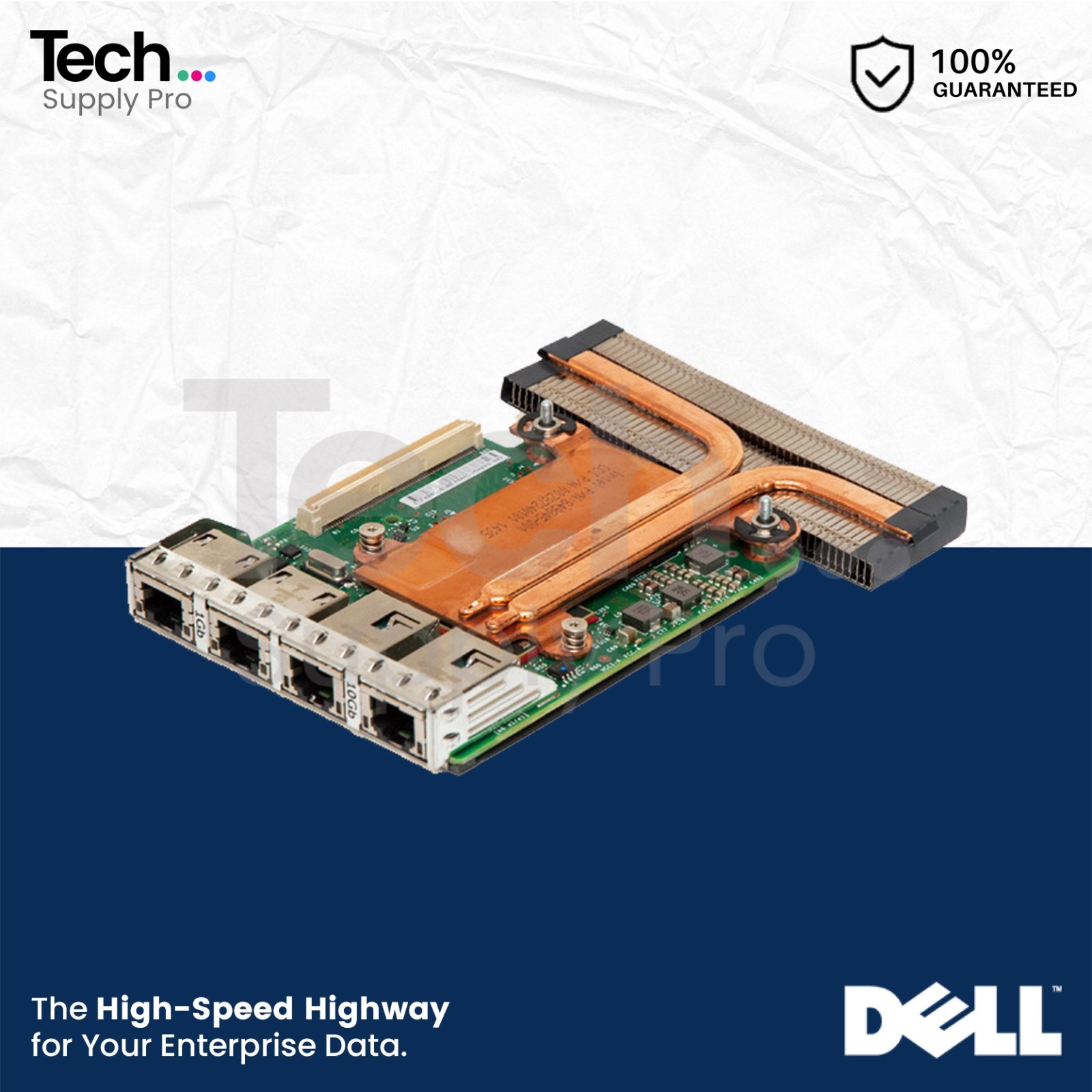 99GTM Dell X540 4-Port 10GB/s PCIe Ethernet RJ-45 Network Daughter Card 099GTM