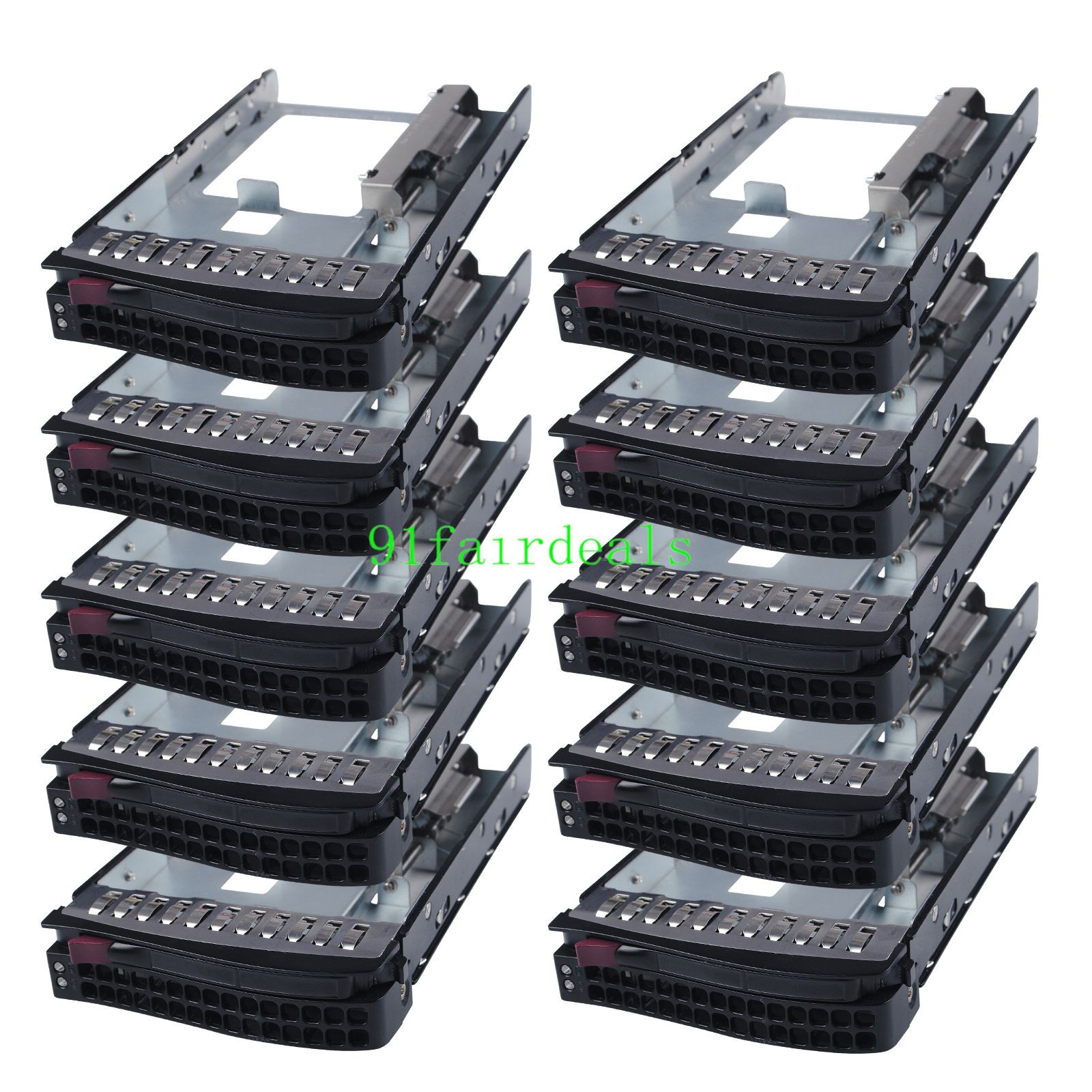 Lot Supermicro MCP-220-00118-0B (Gen 5.5) Tool-Less 3.5" to 2.5" Converter Tray