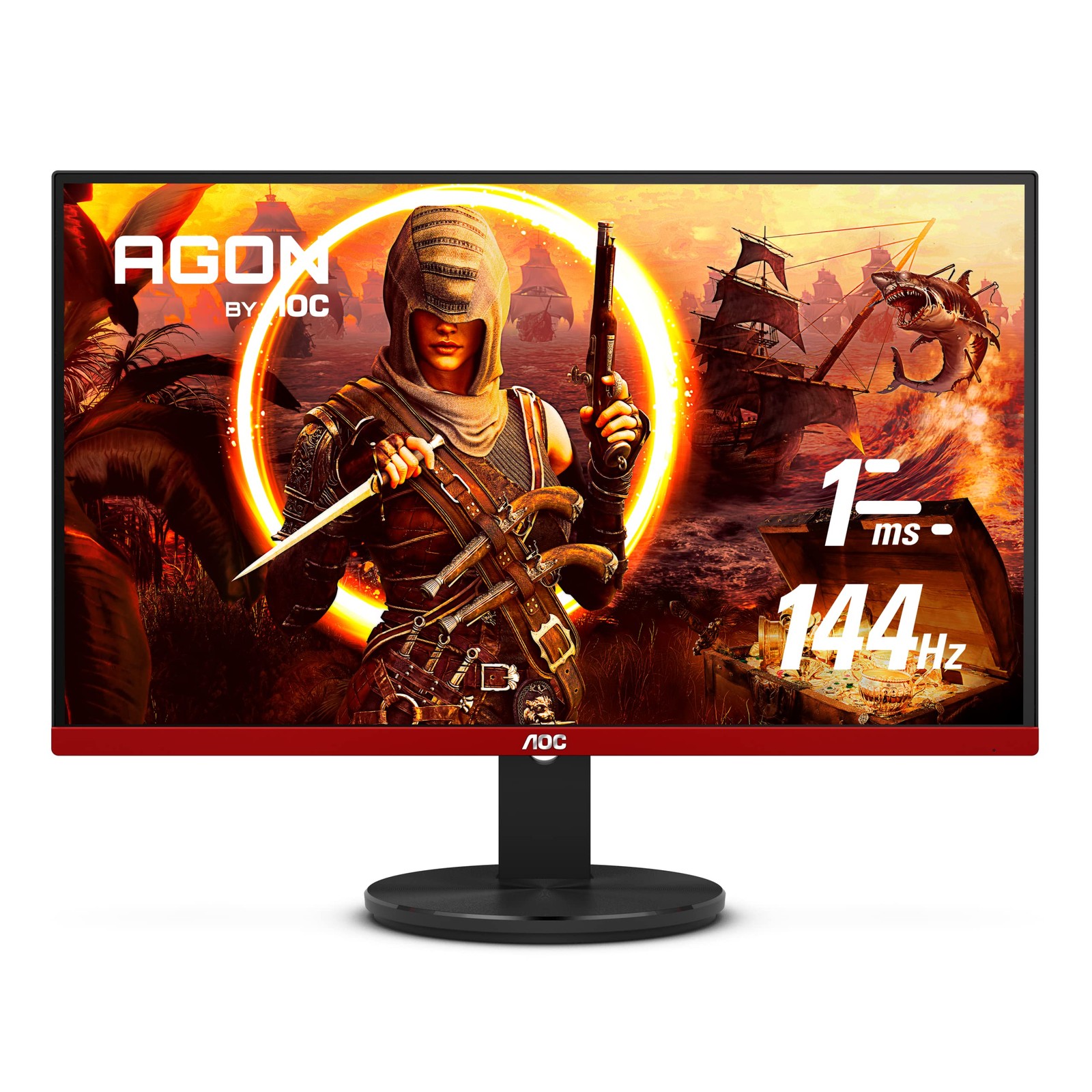AOC G2490VX 24" Frameless Gaming Monitor 144Hz 1ms FHD 1080p FreeSync Premium