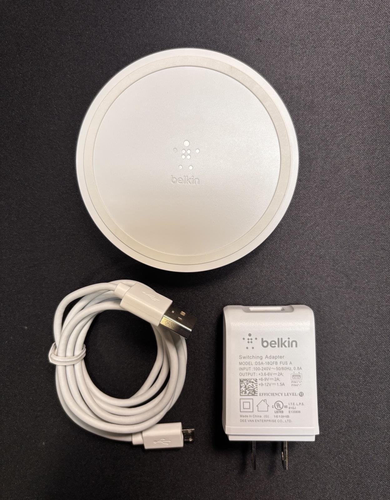 Belkin 10-Watt Quick Charge Wireless Charging Pad, White ( 2 Pack )