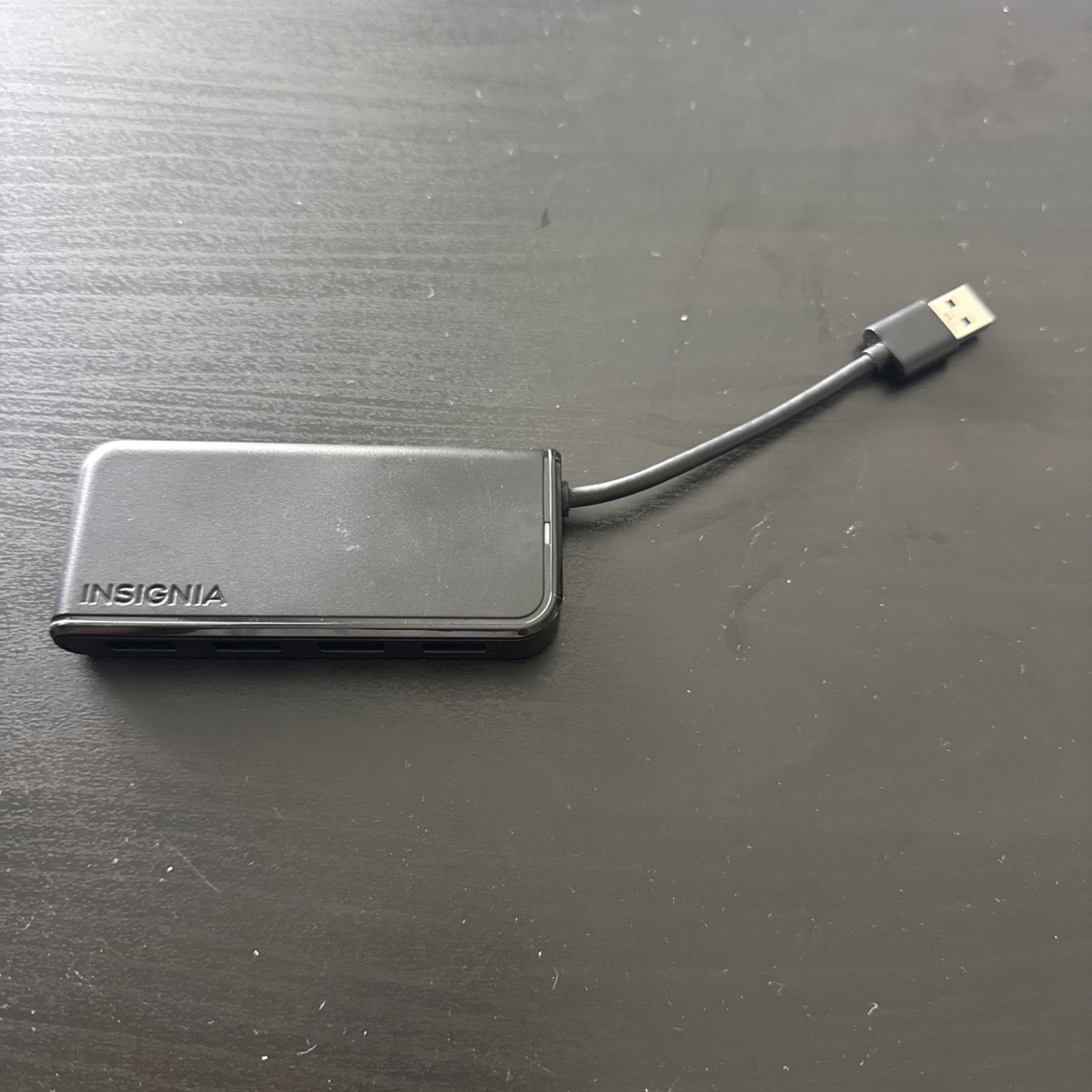 Insignia NS-PCH6430 4-Port USB 3.0 Travel Hub, Portable Adapter, Black