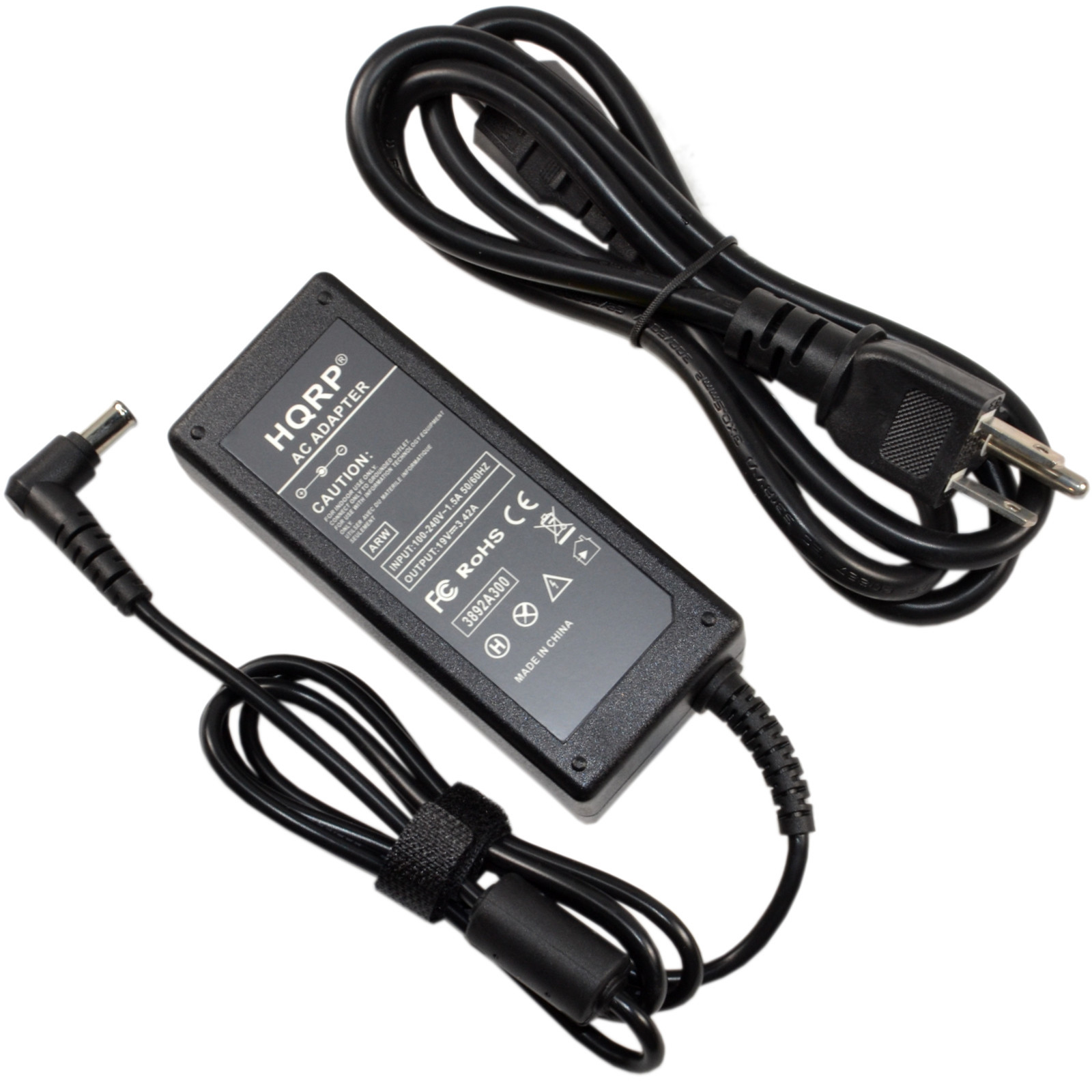HQRP AC Power Adapter for LG E2351VR E2351VQ IPS236V 19025G 19025GPCU-1 27EA63V