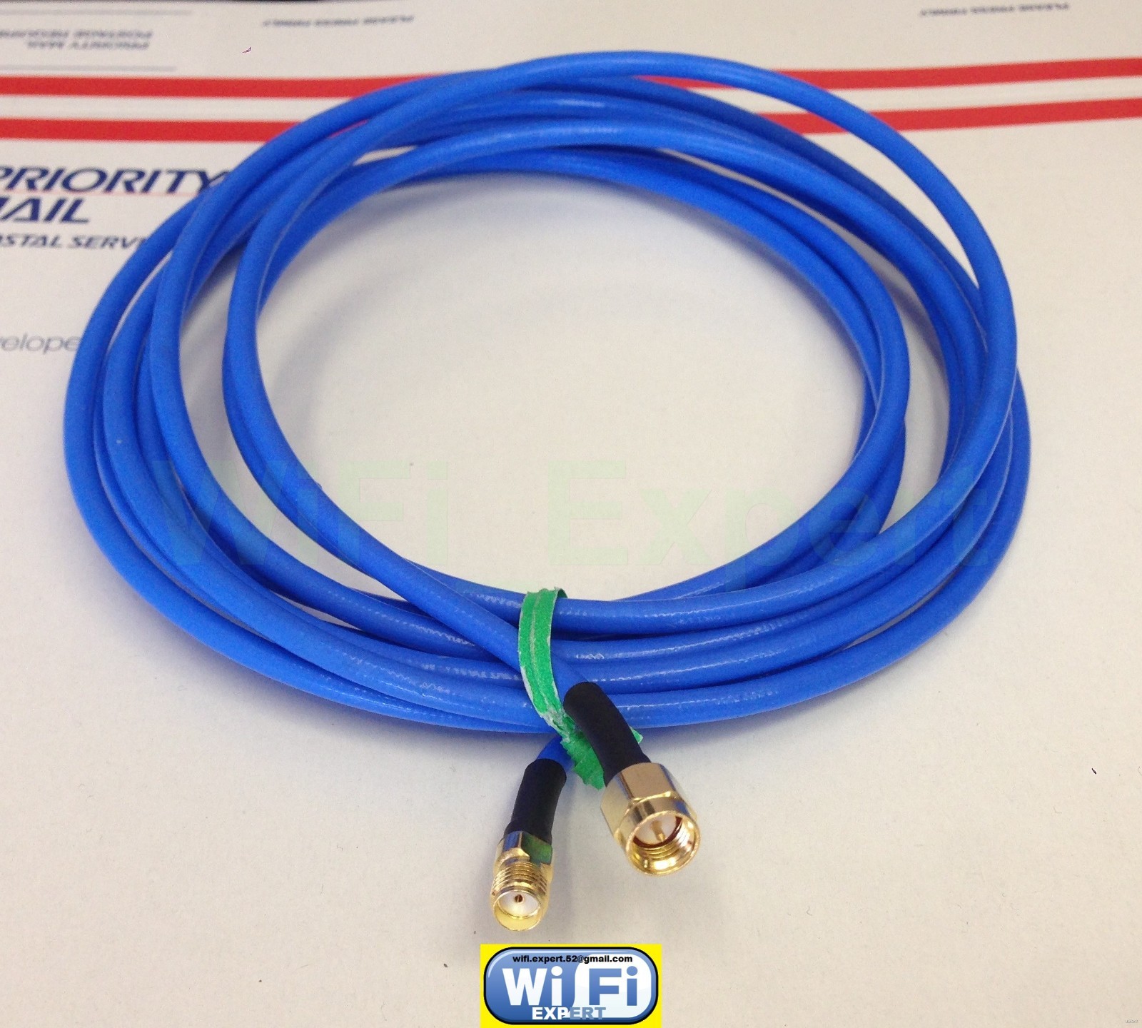 1 x SMA Male to SMA Female STRAIGHT RG402 BLUE JACKET JUMPER CABLE 4-120 IN USA