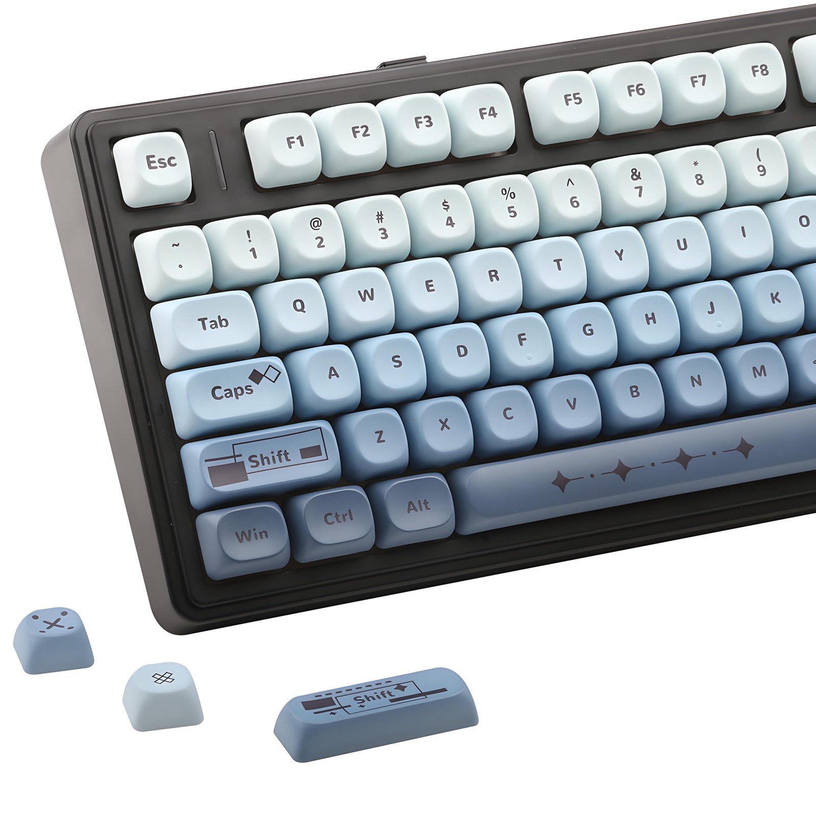 134 Keys MOA PBT Keycaps Set Cherry Gateron MX Switches Mechanical Keyboard