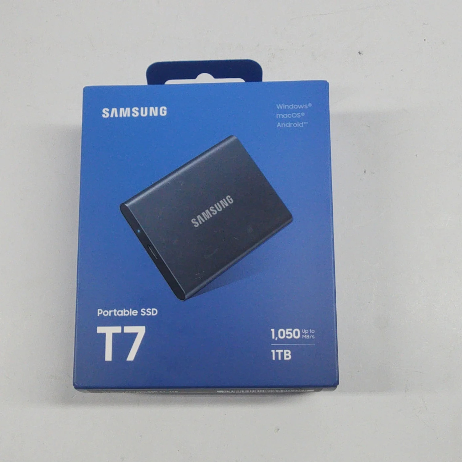 New Samsung Portable T7 1TB USB-C to USB-C SSD MU-PC1T0T