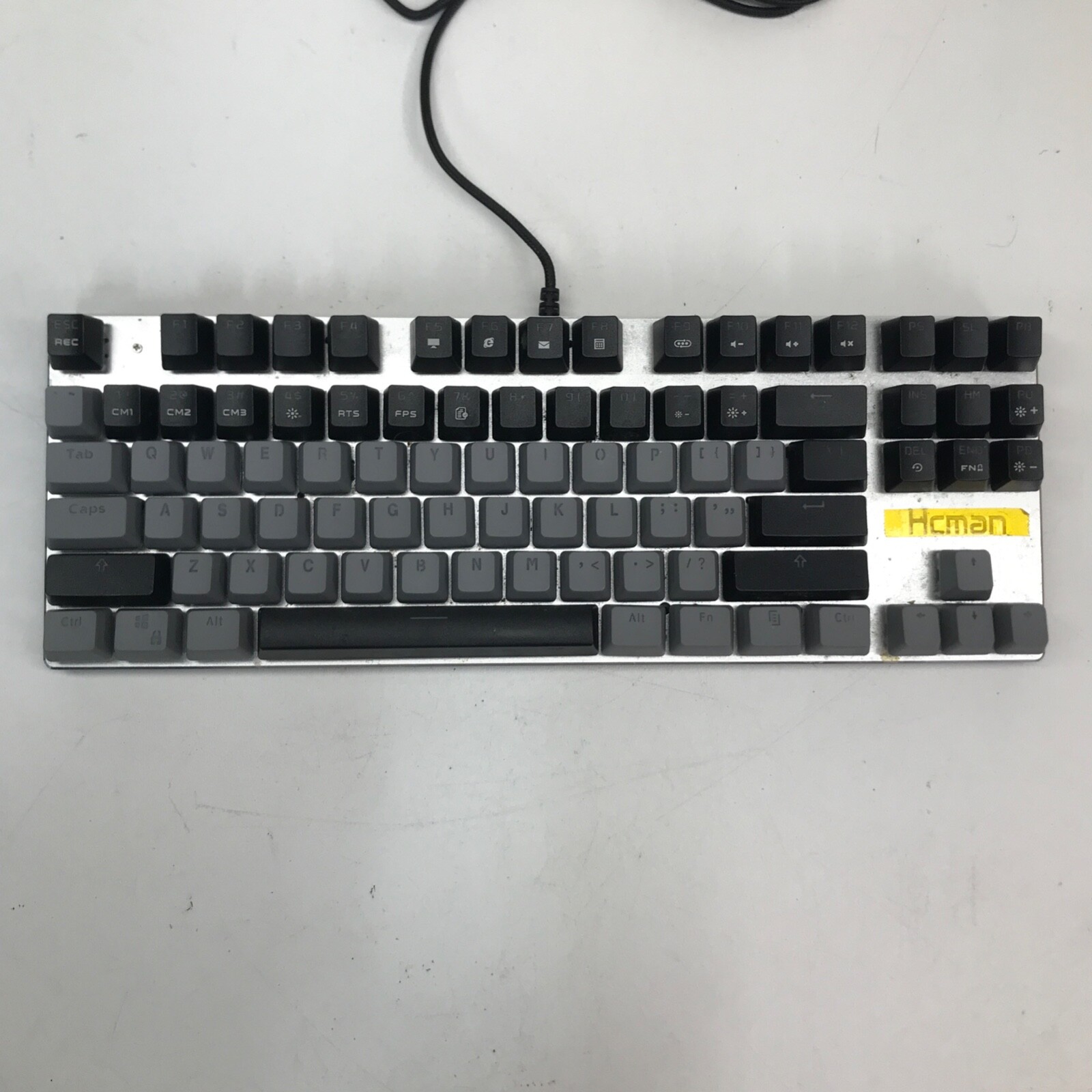 Hcman Mechanical Gaming Keyboard Blue Switches 9 LED Backlit *Please Read*