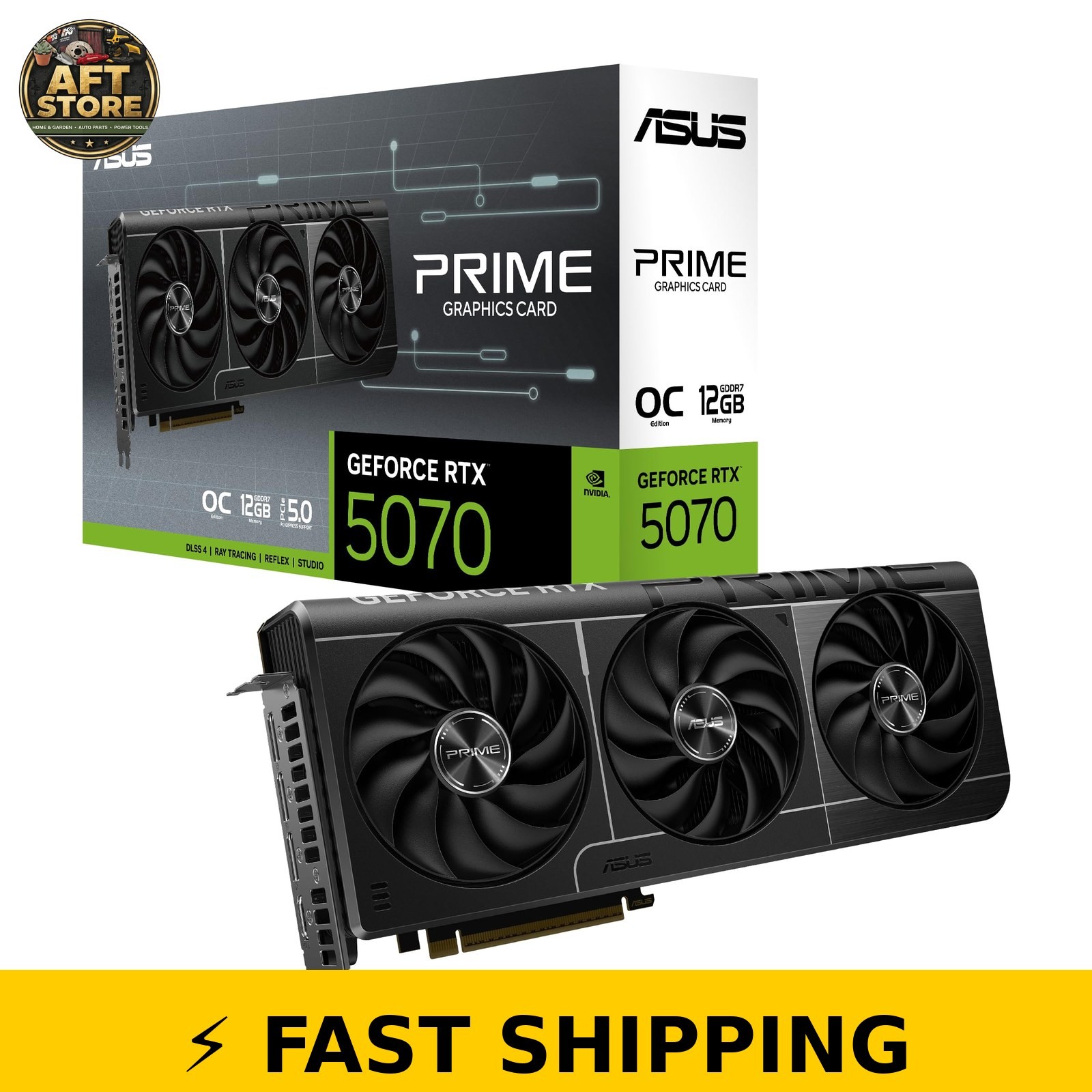ASUS Prime NVIDIA GeForce RTX 5070 OC 12GB Graphics Card